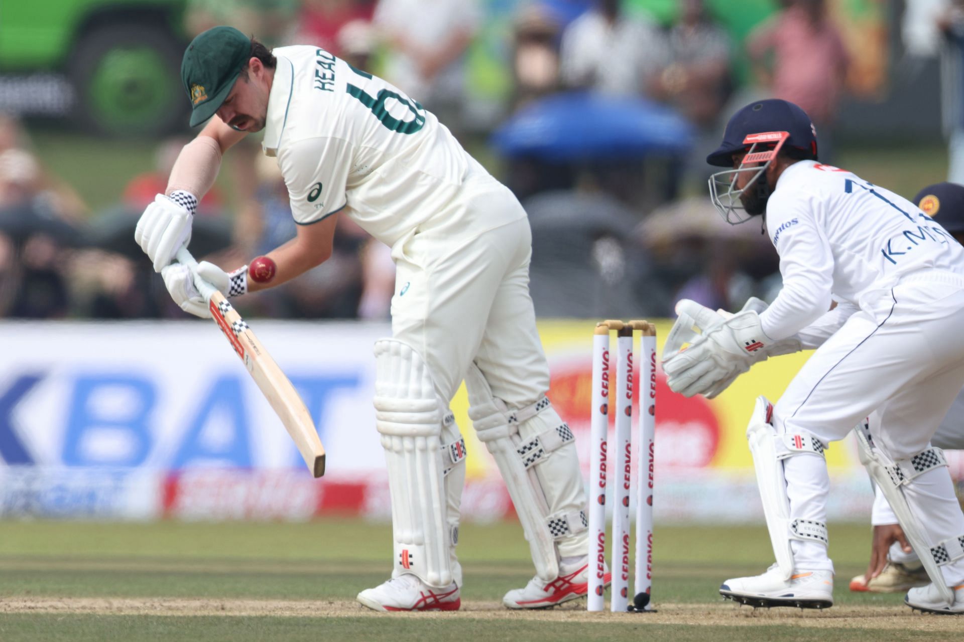 Travis Head bats. (Image Credits: Getty)